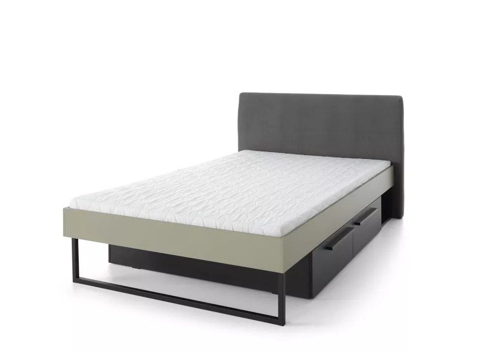 Gulta Sergio SE12/13 ar stelāžu Guļamvietas platums: 120 cm, Korpusa krāsa: piparmētra, Guļamvietas garums: 200 cm, · 13