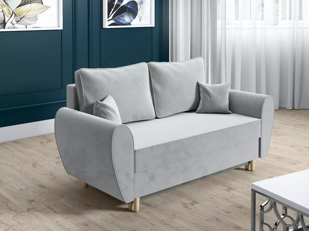 Dīvāns Alex Sofa 2 Standard · Gaiši pelēks · 92 × 182 × 95 cm