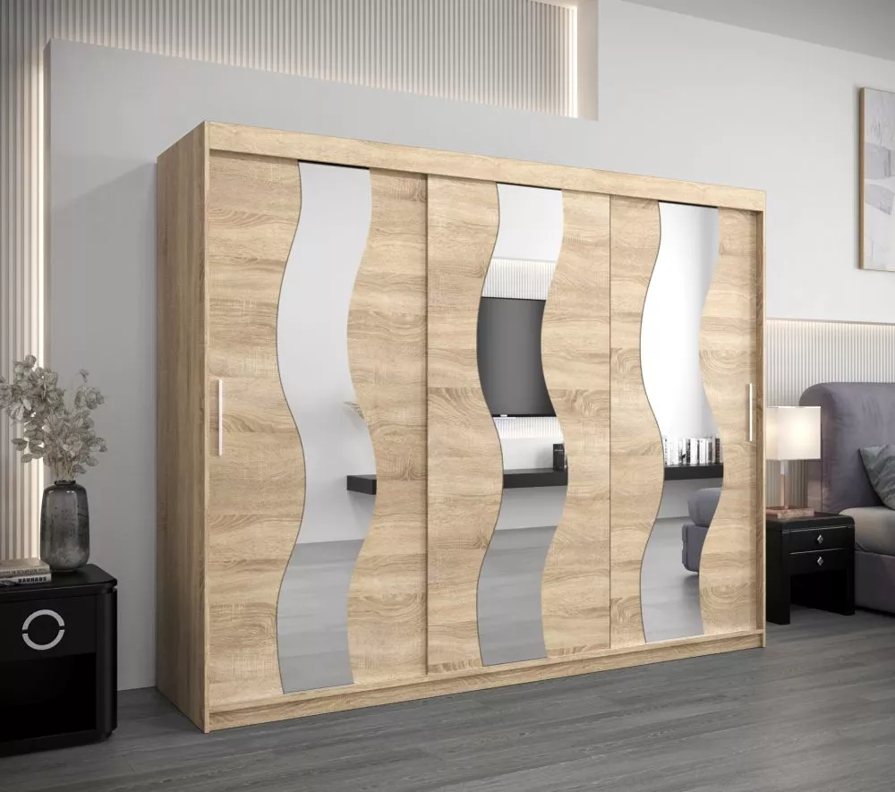 Skapis Sewilla · Sonoma · 250 × 62 × 200 cm