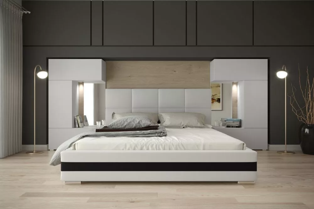 Sekcija Panama 1 ar LED · Balts · 35 × 159 cm