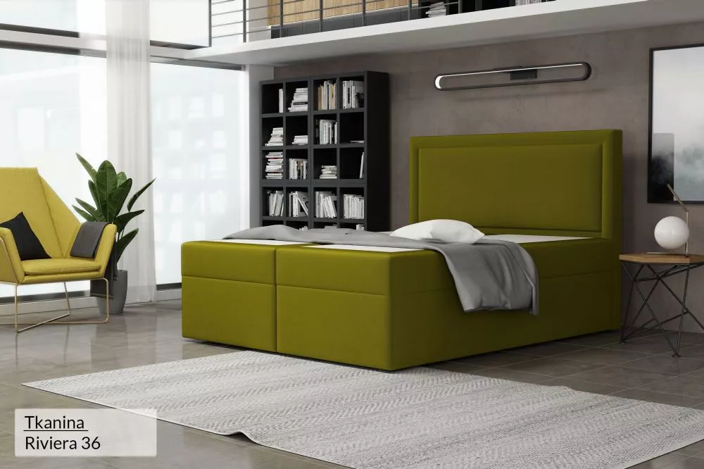 Gulta Musso Standard Guļamvietas platums: 80 cm, Guļamvietas garums: 200 cm, · Olīvu · 82 × 210 × 120 cm
