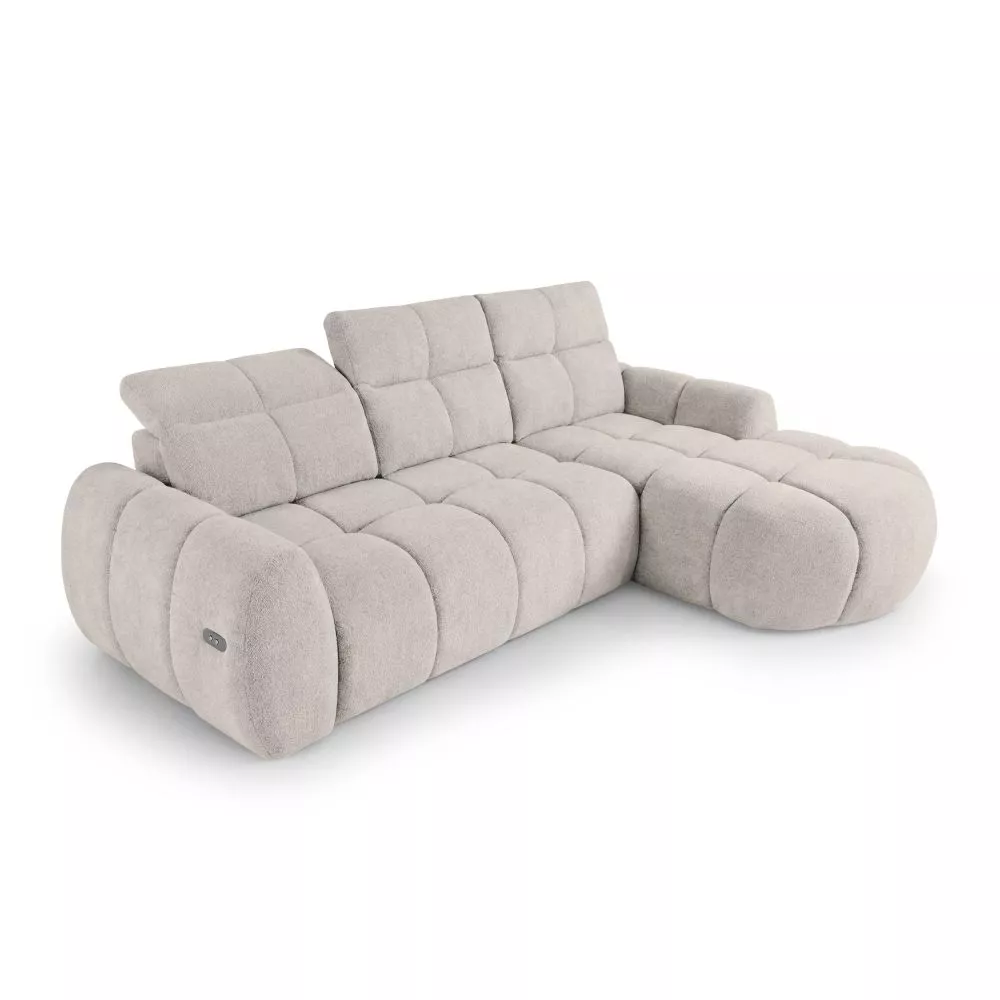 Dīvāns Sorena Mini Standard · Bēšs · 190 × 275 × 88 cm