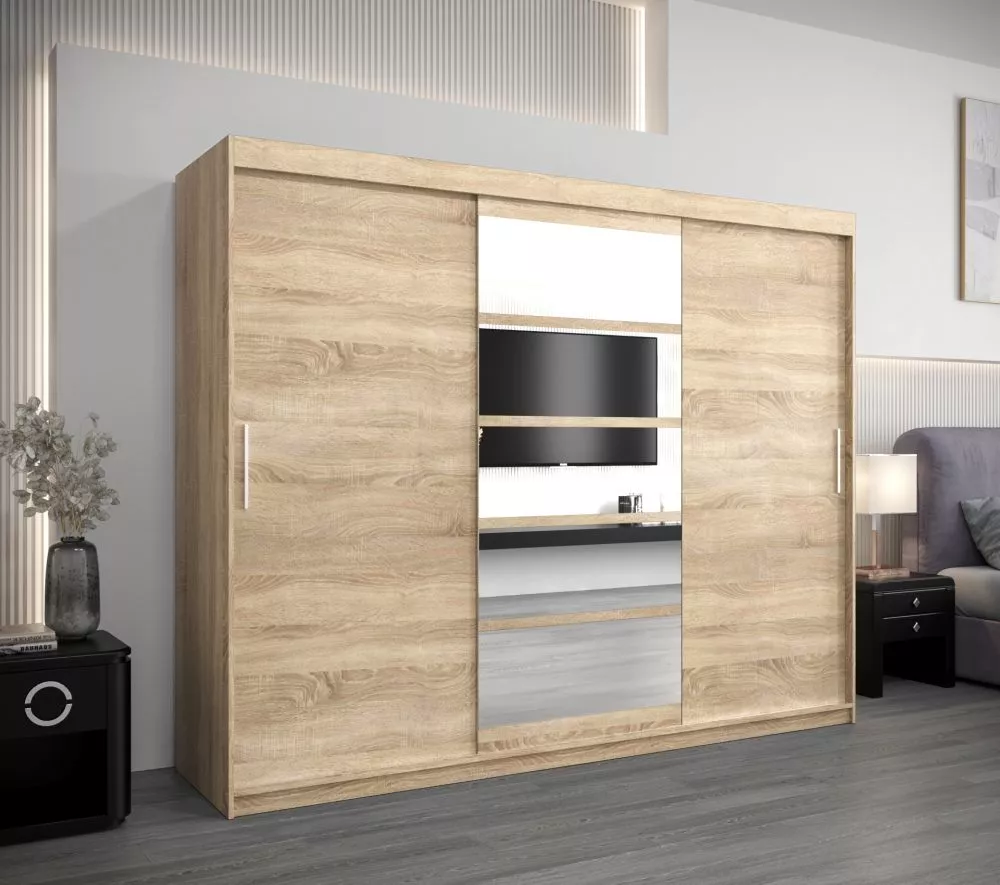 Skapis Roma 1 · Sonoma · 250 × 62 × 200 cm