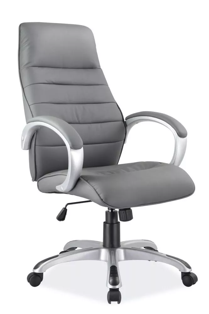 Datorkrēsls Q-046 · Pelēks · 62 × 50 × 110 cm