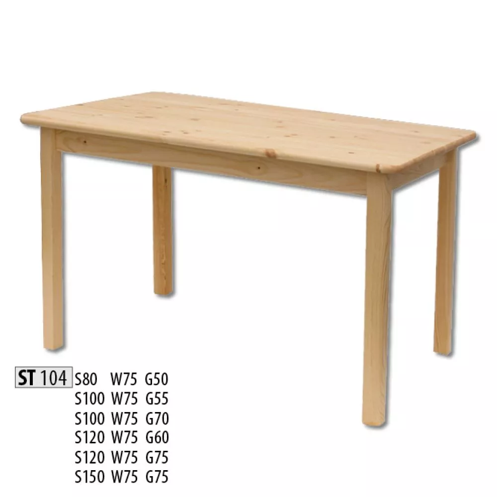 Galds ST 104 · Priede · 110 × 75 × 60 cm