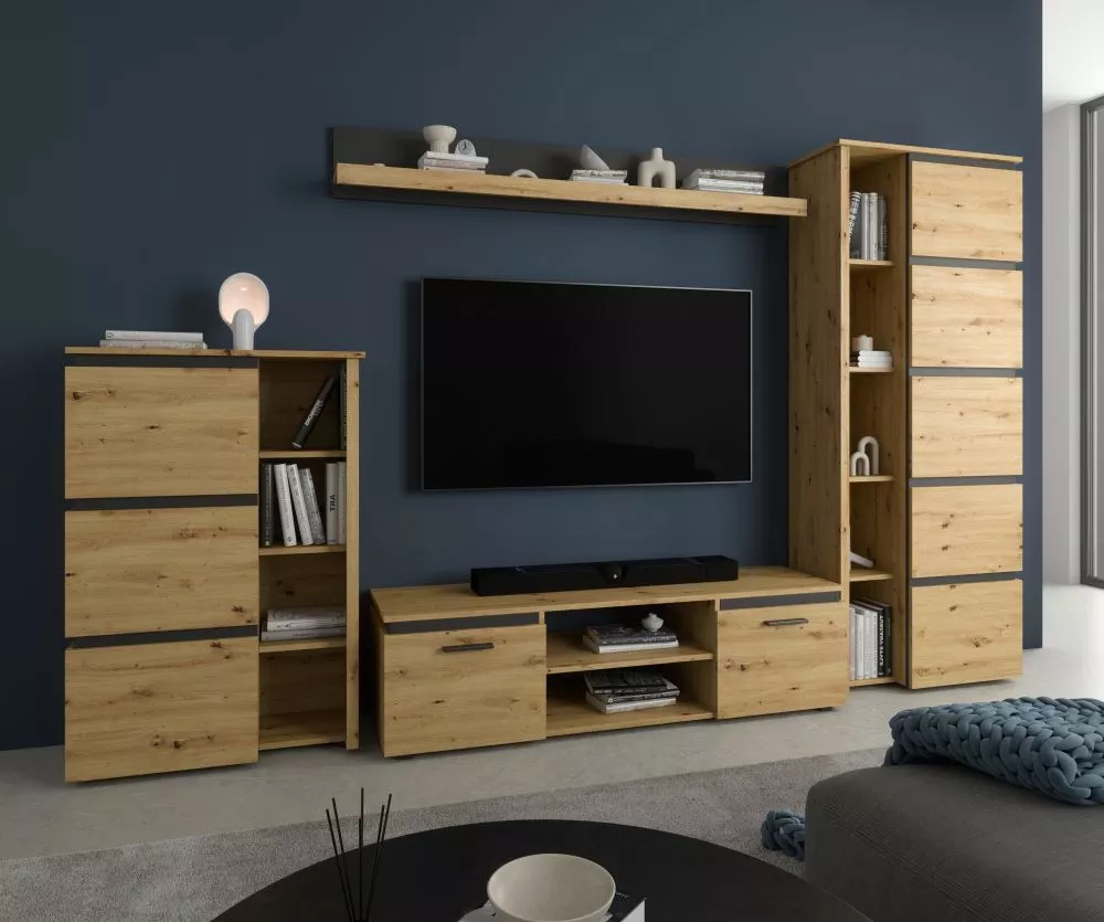 Sekcija Faren Korpusa krāsa: ozols artisan, · 303.5 × 40 × 190 cm