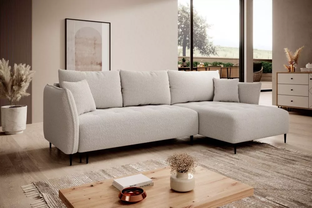 Dīvāns Bari Comfort standard · Bēši pelēks · 160 × 290 × 95 cm