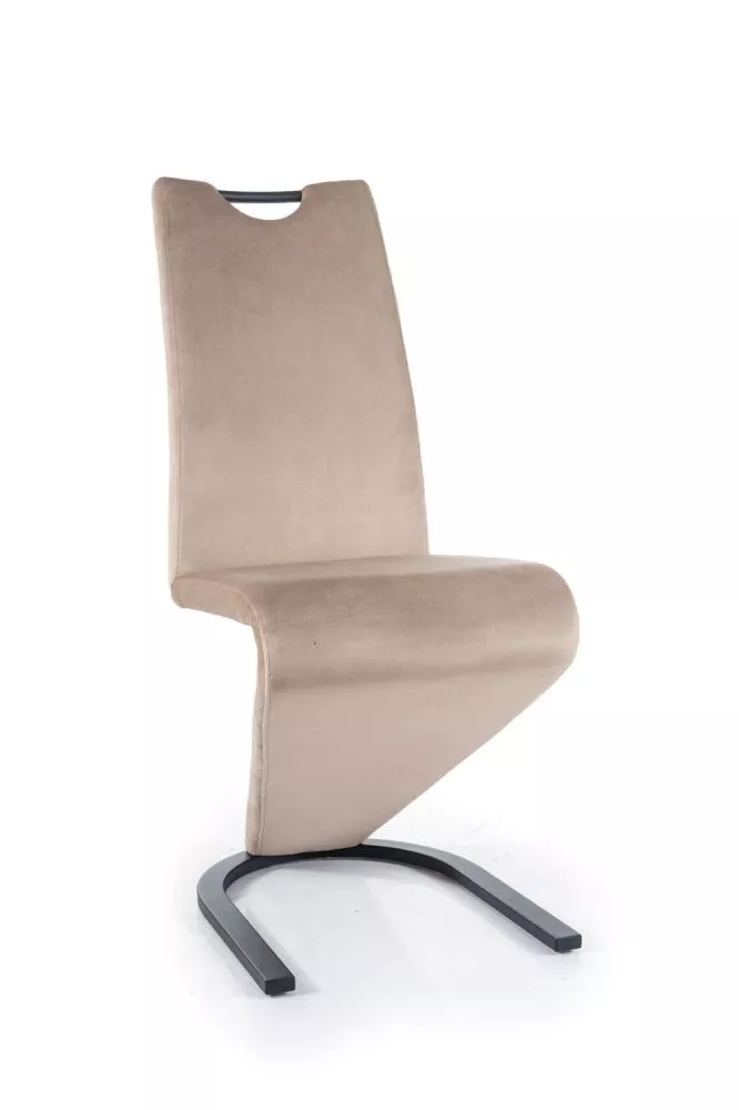 Krēsls H-090 Velvet · Tumši bēšs · 102 × 43 × 65 cm