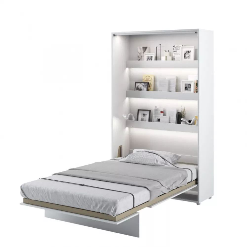 Gulta Premium Concept LED ar stelāžu Guļamvietas platums: 120 cm, Guļamvietas garums: 200 cm, stelāžas tips: koka, · Bal