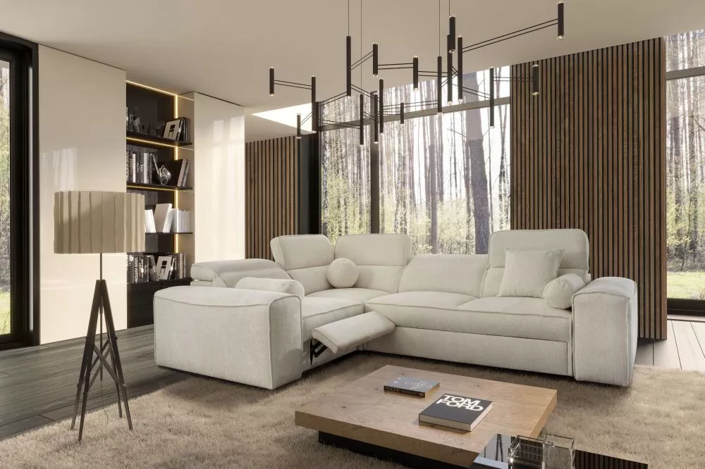 Dīvāns Viteo 2 Mix Standard · Krēma · 205 × 276 × 70 cm