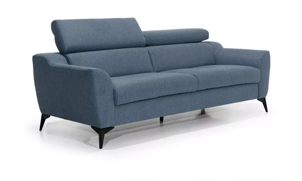 Dīvāns Pescara 3S standard · Zils · 84 × 221 × 72 cm