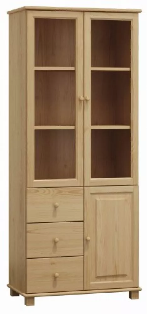 Grāmatu skapis Wit 5 · Priede · 80 × 42 × 190 cm