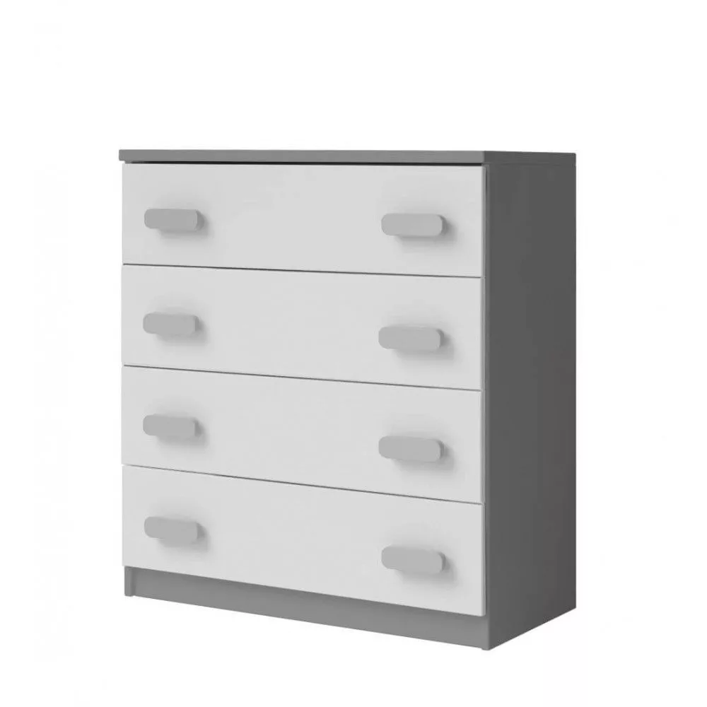 Kumode Smyk Grey 2 · 80 × 40 × 93 cm