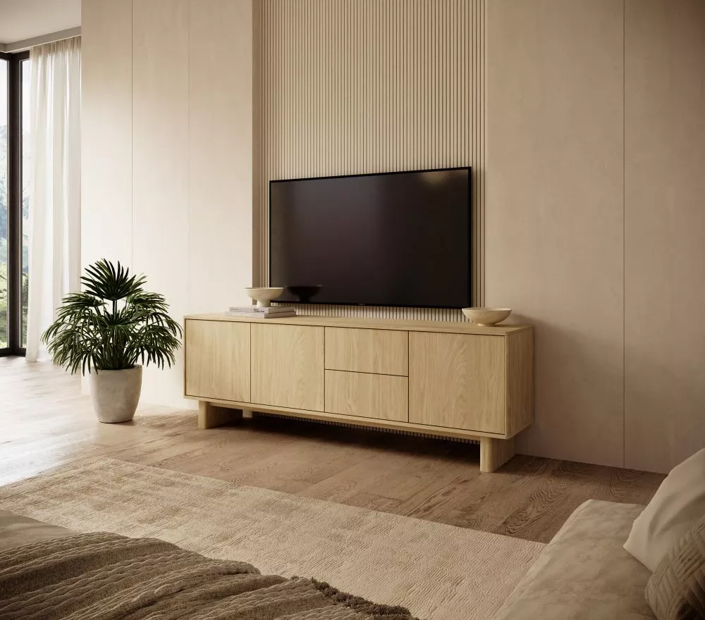 TV tumba Nabu F · Ozols · 183.3 × 38 × 61.7 cm