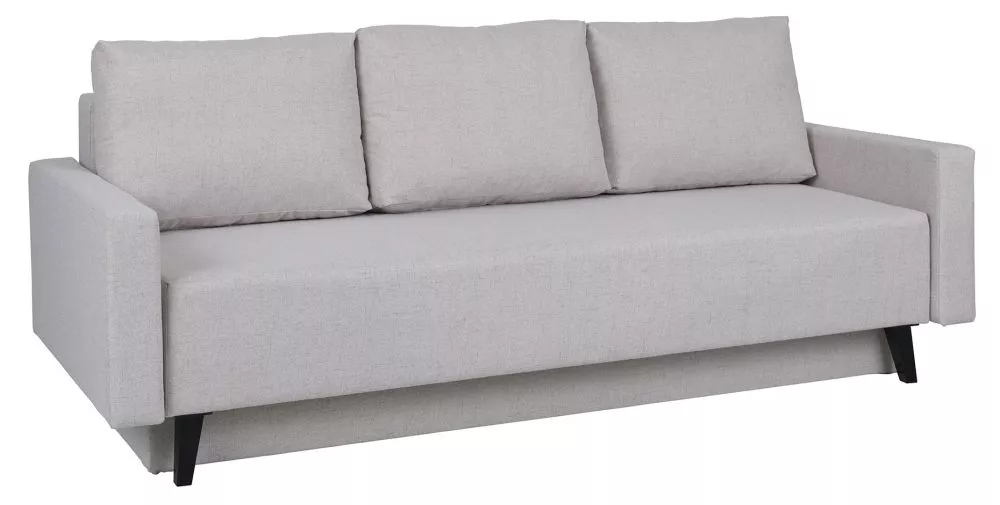 Dīvāns Oviedo 3S Standard · Gaiši pelēks · 95 × 215 × 86 cm