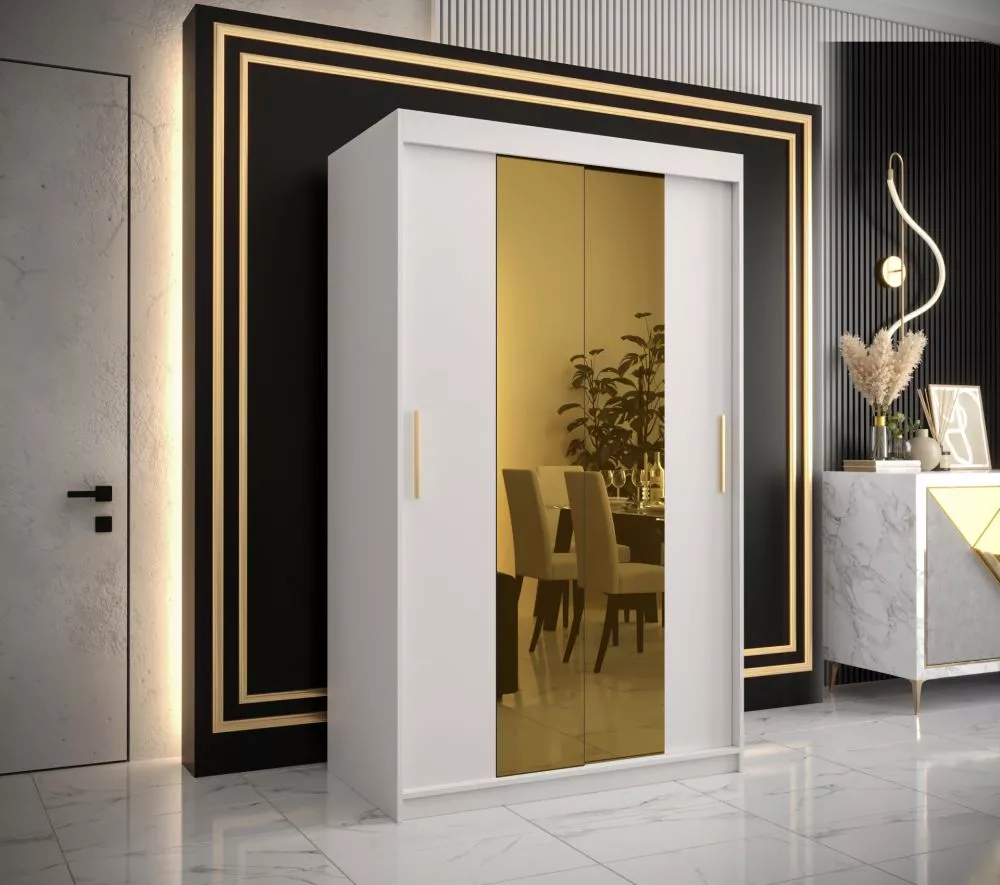 Skapis Golden T1 · Balts · 120 × 62 × 200 cm