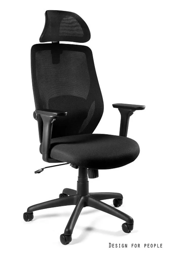 Datorkrēsls Chester Comfort Sēdvietas platums: 44 cm, · Melns · 50 × 58 × 117 cm