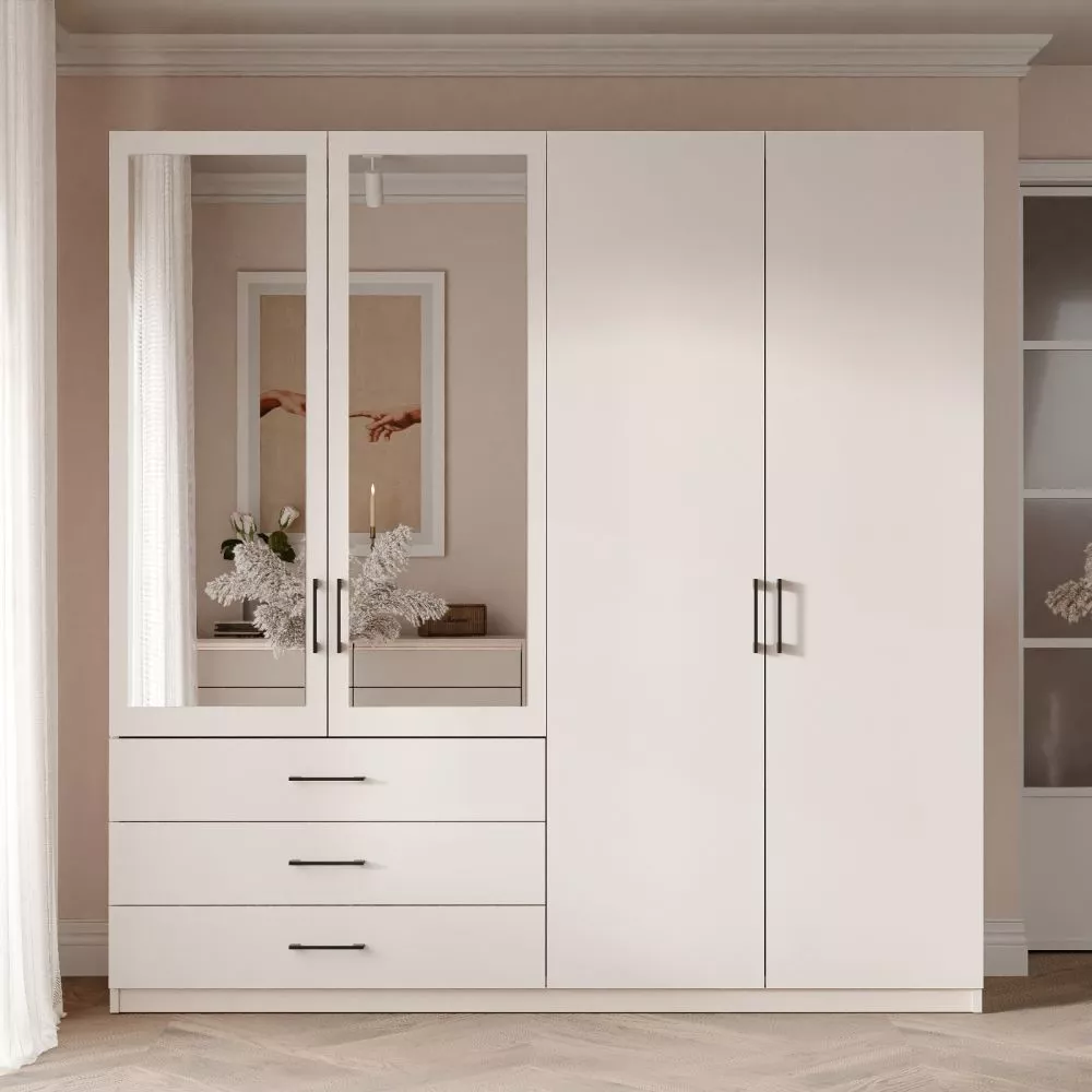 Skapis Pekin D4 · Kašmira · 215 × 60 × 196 cm