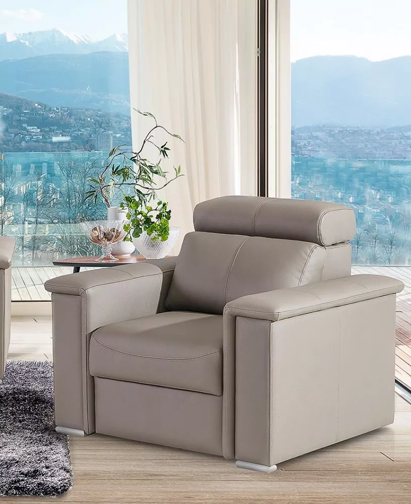 Mīksts krēsls Tropic 1S standard Sēdvietas dziļums: 54 cm, · Kapučīno · 99 × 105 × 85 cm