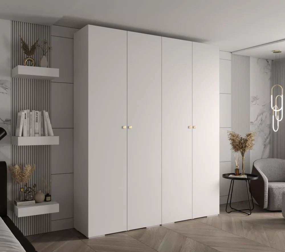 Skapis Inova 2 · Balts · 200 × 47 × 236.7 cm