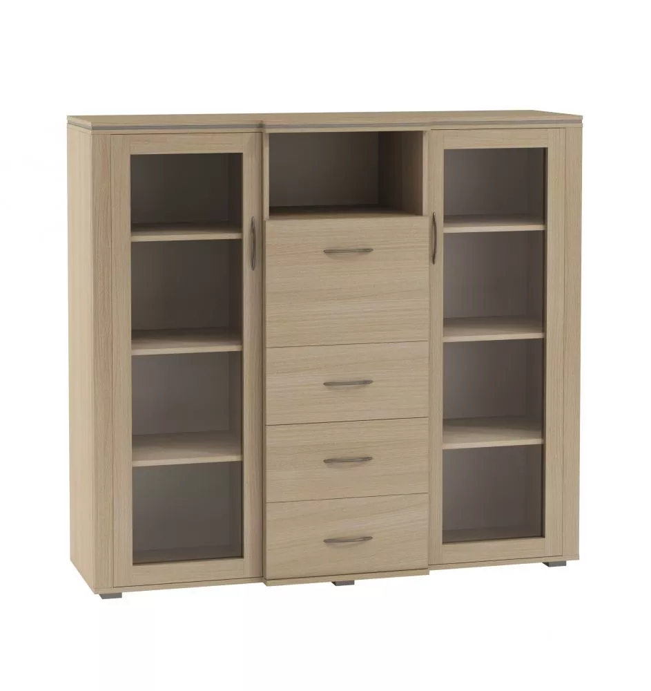 Kumode Anna A-KB · Eiropas ozols · 156 × 49 × 140 cm