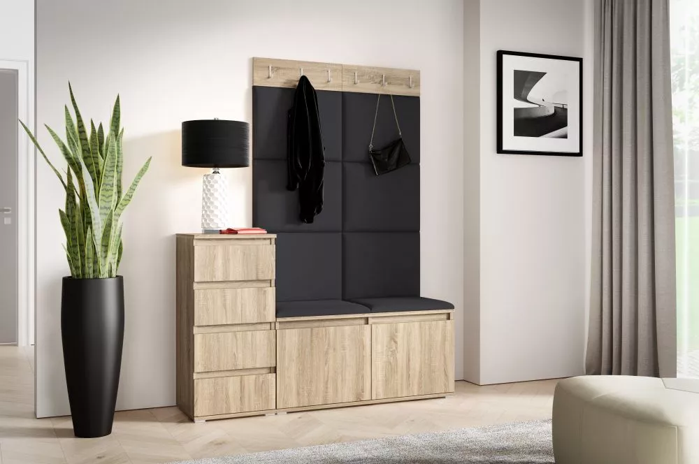Apavu plaukts Emi 34 Trinity Korpusa krāsa: sonoma, · 130 × 184.5 × 40 cm