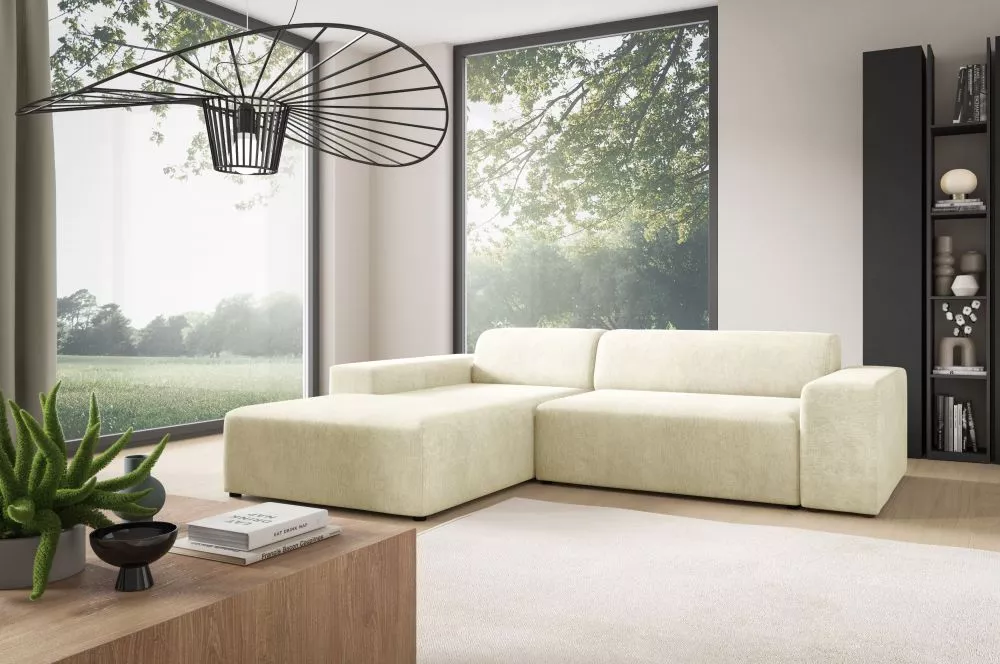 Dīvāns Modullo L Premium Standard · Gaiši bēšs · 190 × 254 × 70 cm