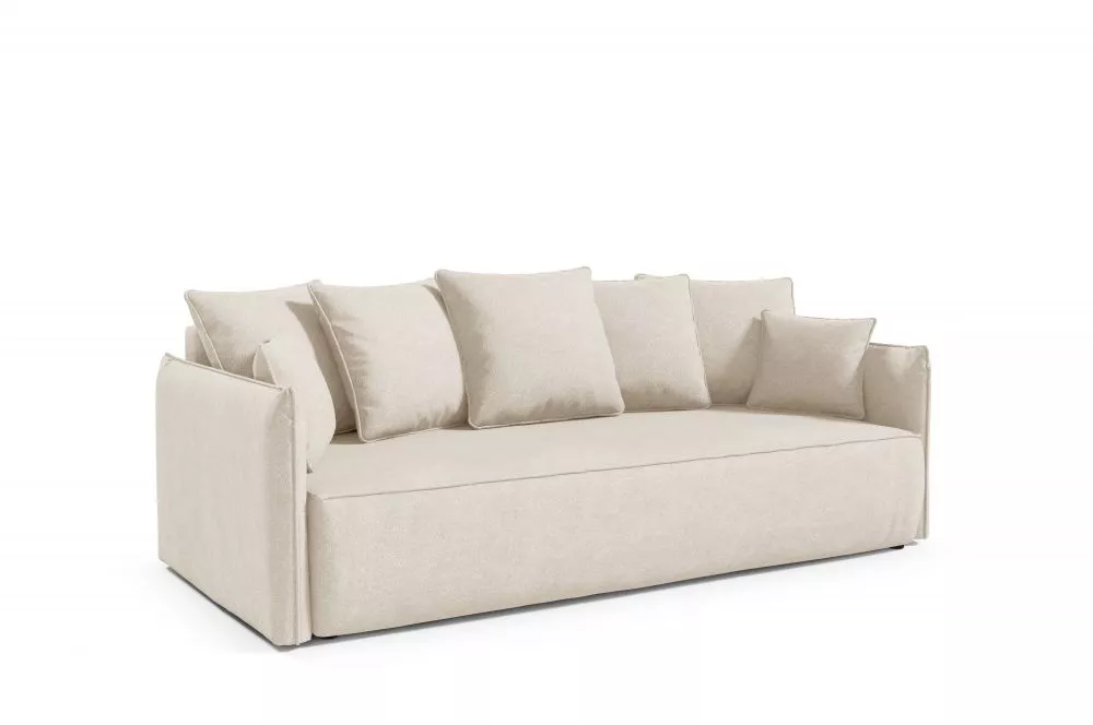 Dīvāns Buklala Standard · Gaiši bēšs · 105 × 225 × 85 cm