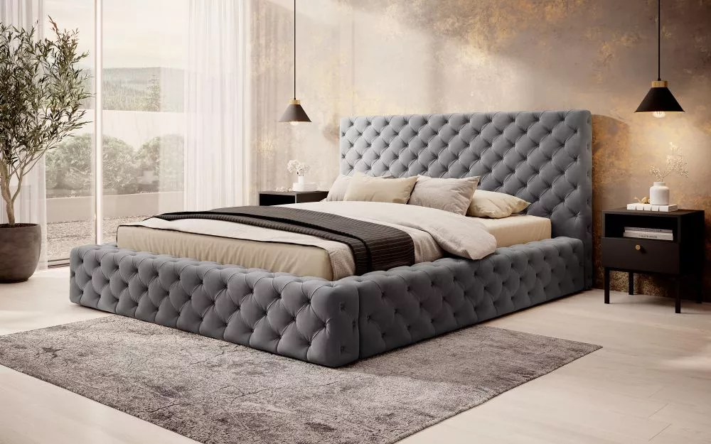 Gulta Princce Premium Standard ar stelāžu Guļamvietas platums: 180 cm, Guļamvietas garums: 200 cm, stelāžas tips: metāla