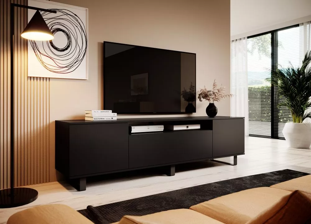 TV tumba Logan RTV Premium ar LED · 180 × 40 × 56 cm