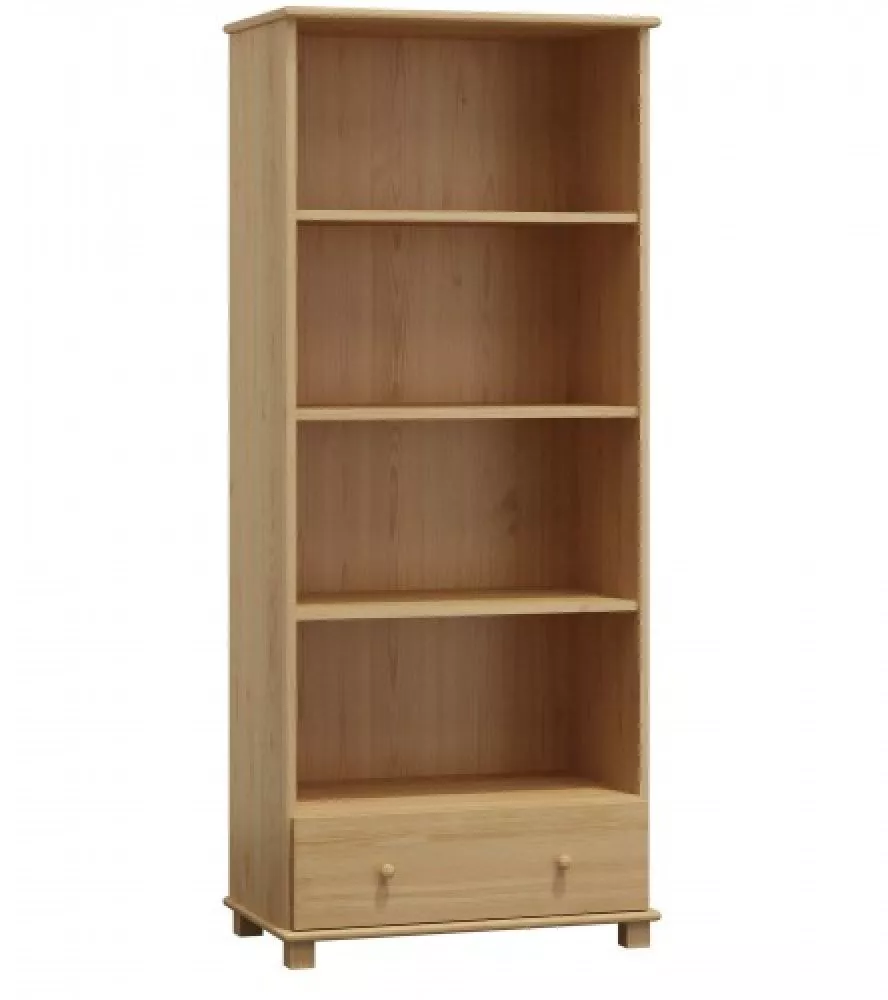 Grāmatu skapis Book 7 · Priede · 80 × 42 × 190 cm
