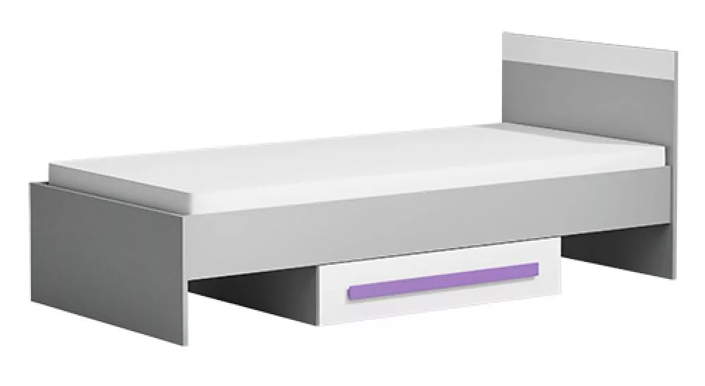 Bērnu gulta Git 12 90x200 ar stelāžu Guļamvietas platums: 90 cm, Guļamvietas garums: 200 cm, · 95 × 203 × 71 cm