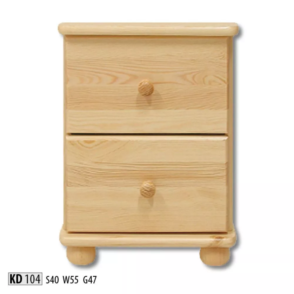Kumode KD 104 · Priede · 40 × 47 × 55 cm