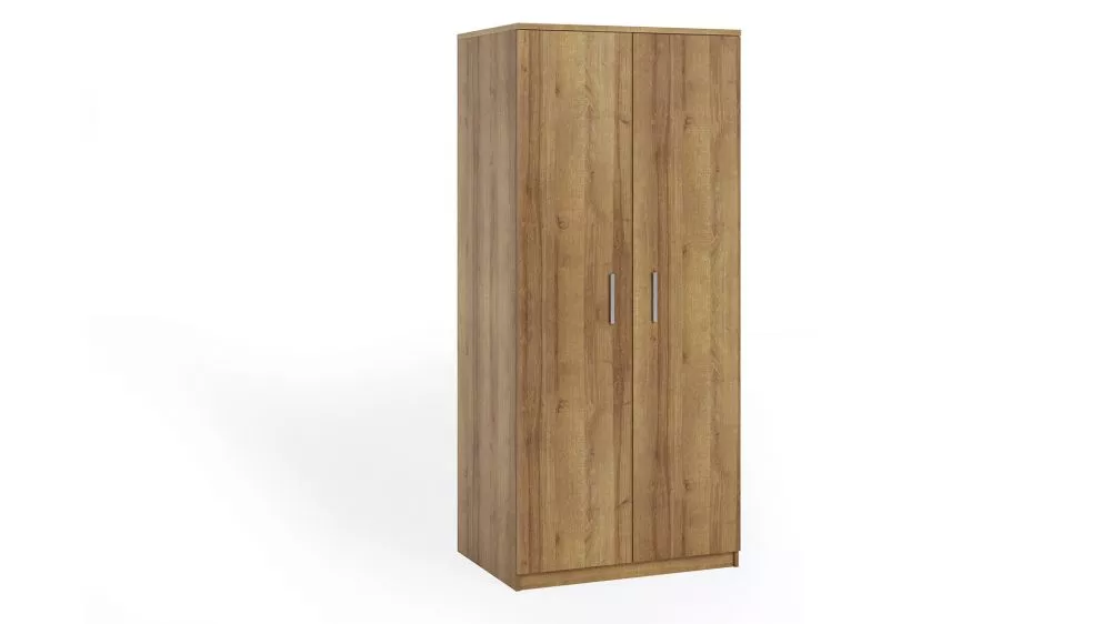 Skapis Bono BO SZ2D · Zelta ozols · 90 × 65 × 202.2 cm