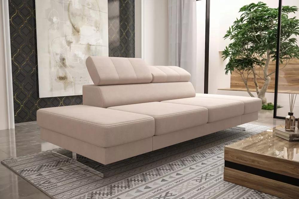 Dīvāns Emporio 2 Sofa Standard · Gaiši bēšs · 100 × 250 × 79 cm
