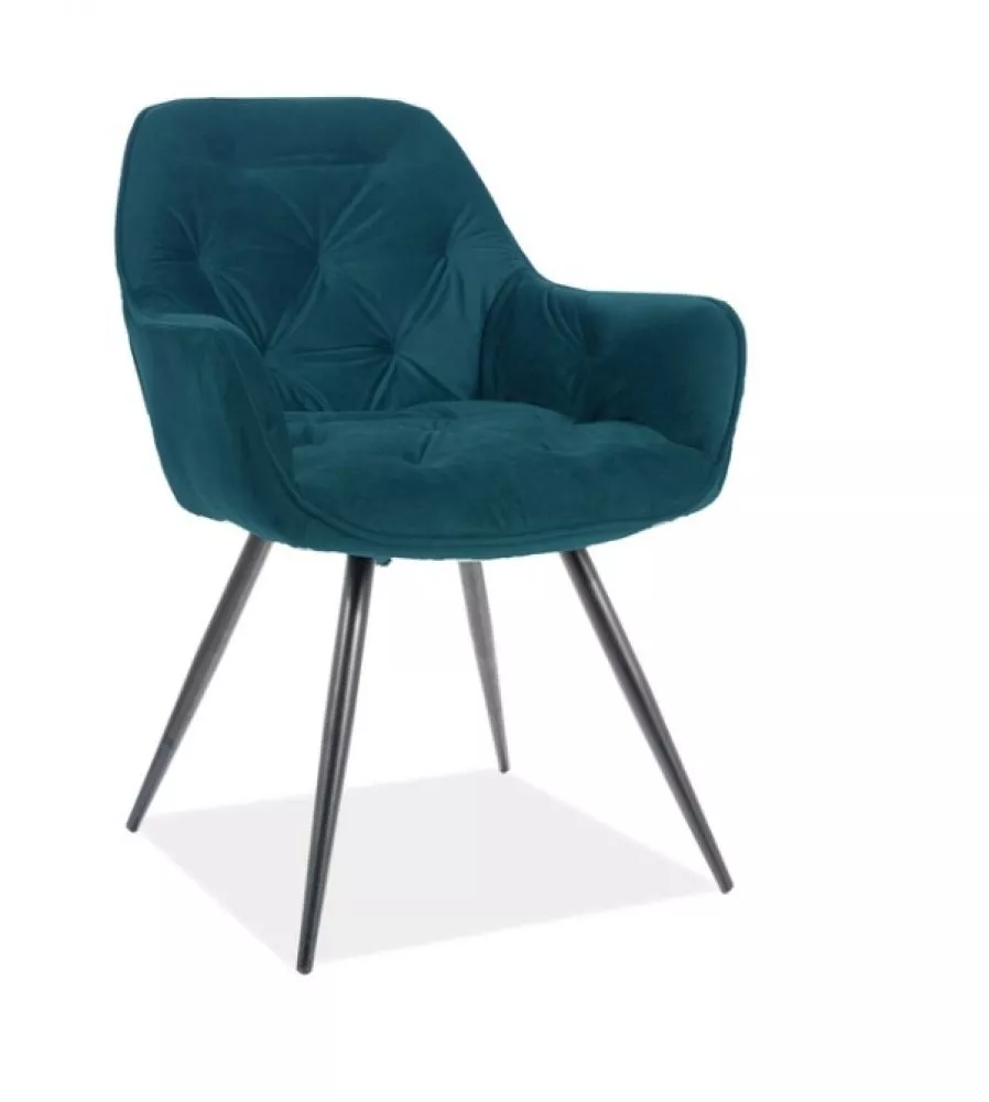 Krēsls Cherry Matt Velvet · Tirkīzs · 87 × 57 × 43 cm