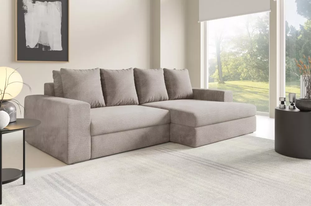 Dīvāns Siena Corner Standard · Bēšs · 167 × 272 × 76 cm