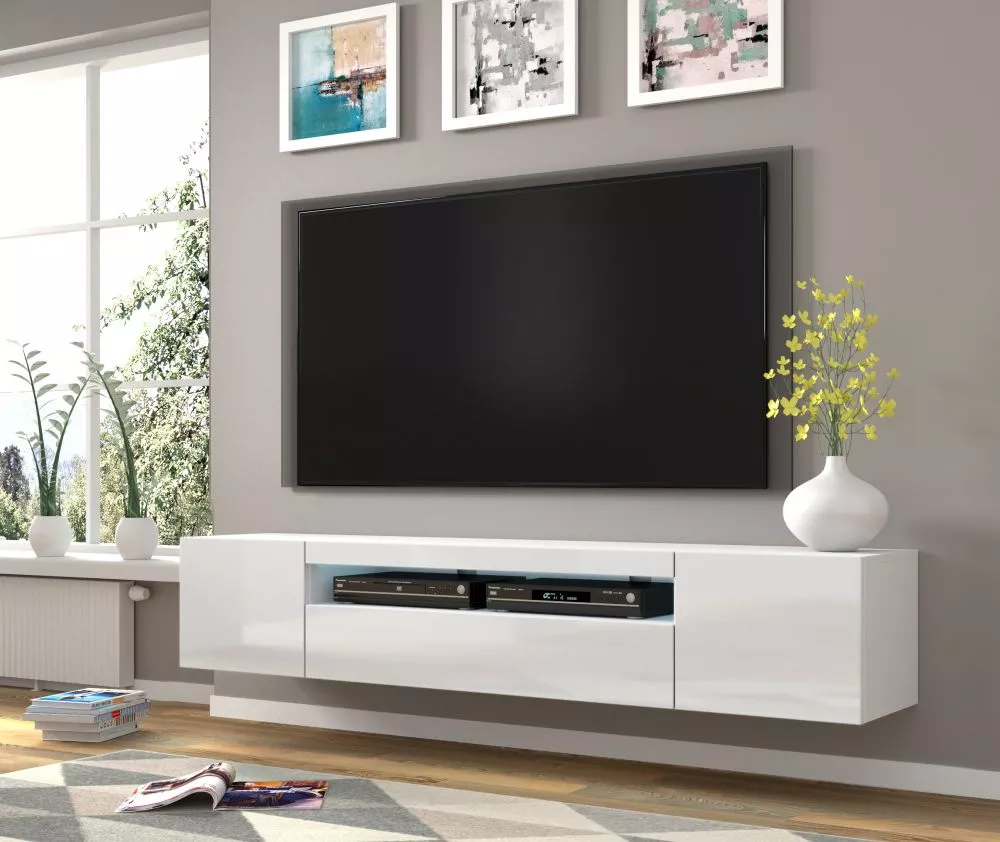TV tumba Aura 200 ar LED · 200 × 37 × 36 cm