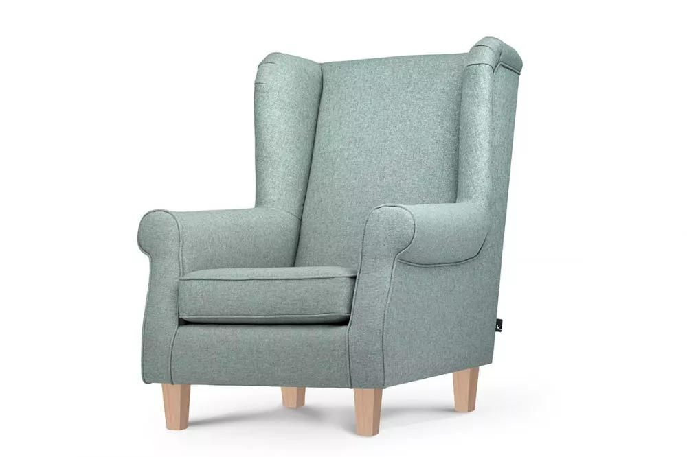 Mīksts krēsls Miles Beech Standard Sēdvietas dziļums: 56 cm, · Piparmētru · 82 × 97 × 105 cm