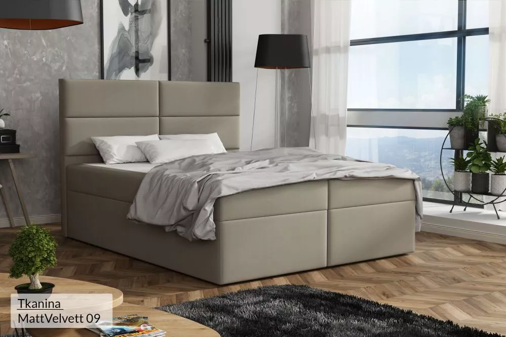 Gulta Zeo Standard Guļamvietas platums: 140 cm, Guļamvietas garums: 200 cm, · Kapučino · 142 × 210 × 120 cm