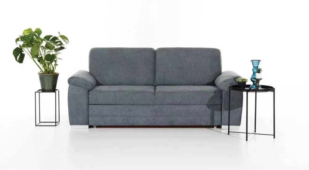 Dīvāns Barello 3S standard · Tumši pelēks · 87 × 200 × 90 cm