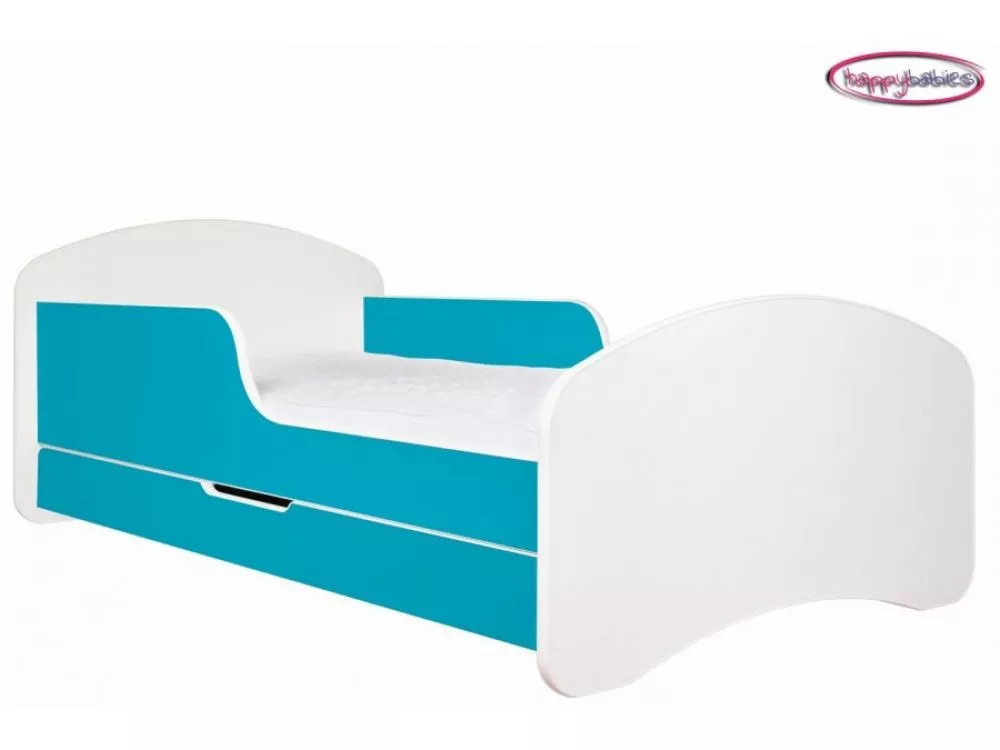Bērnu gulta Animals L04 160x80 ar stelāžu Guļamvietas platums: 80 cm, Guļamvietas garums: 160 cm, · 92 × 164 × 65 cm