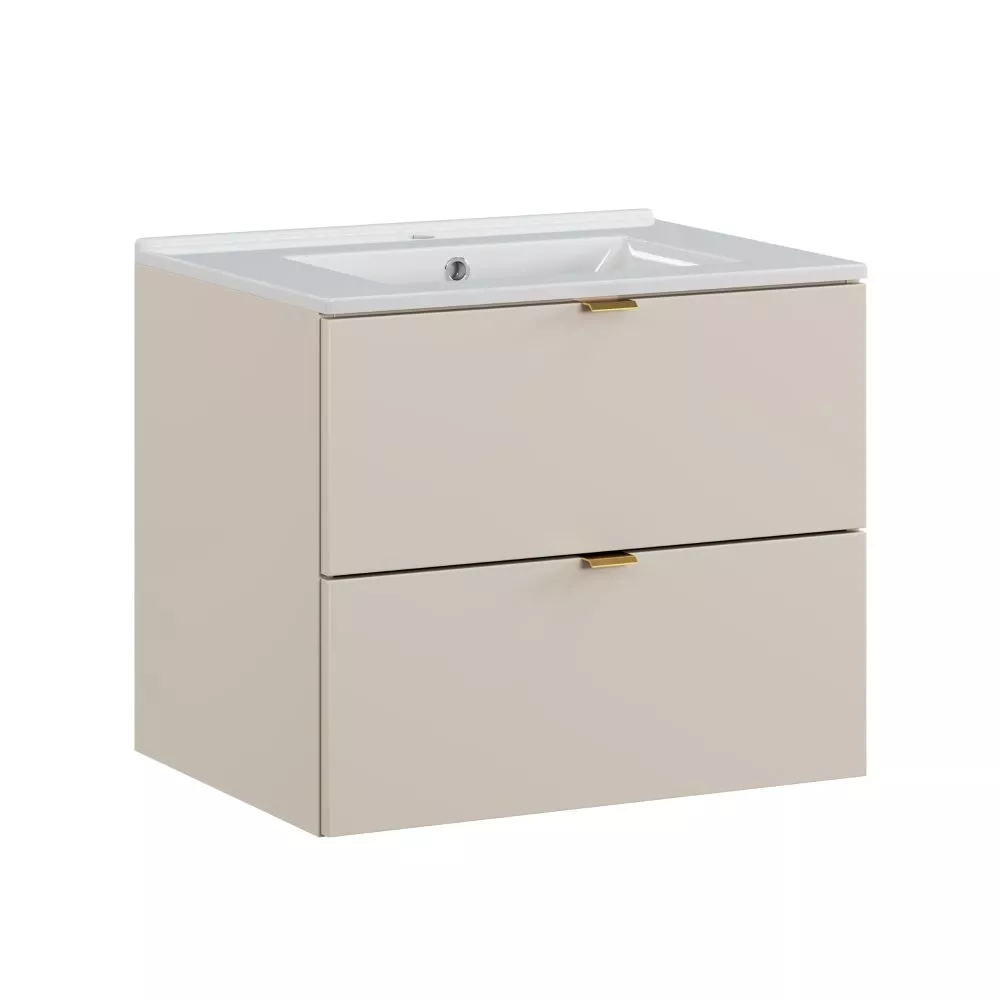 Vannas istabas skapītis Dalia Cashmere 2S Lava · Kašmira · 60 × 50 × 46 cm