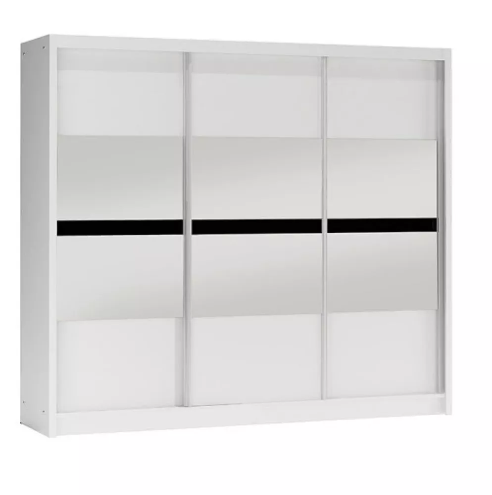 Skapis Batumi Classic · Balts · 250 × 61 × 215 cm