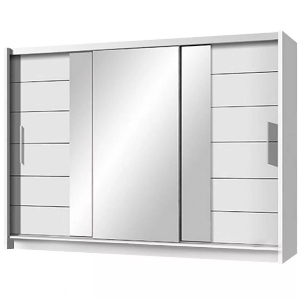 Skapis Lizbona Classic 2 · Balts · 250 × 61 × 215 cm