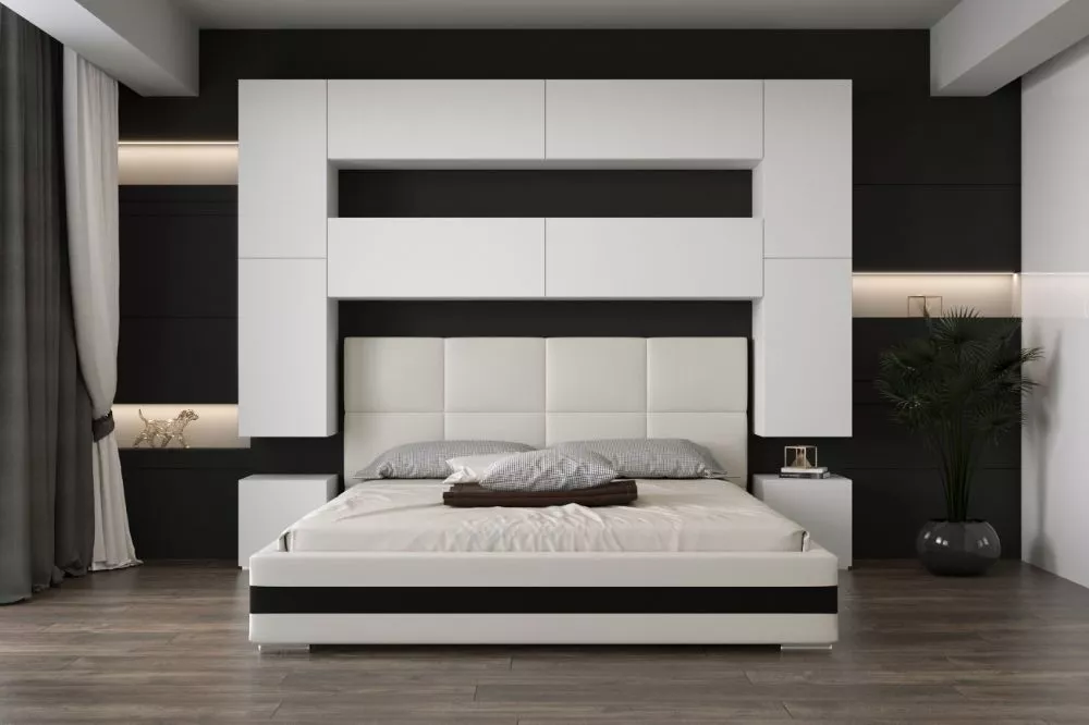 Sekcija Panama 4 · Balts · 280 × 35 × 223 cm