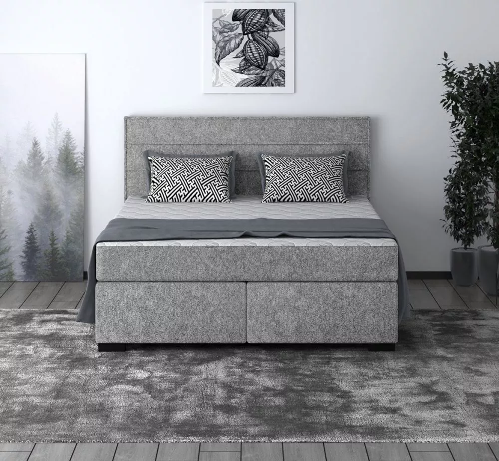 Gulta Mauro Standard ar stelāžu Guļamvietas platums: 140 cm, Guļamvietas garums: 200 cm, stelāžas tips: koka, · Gaiši pe