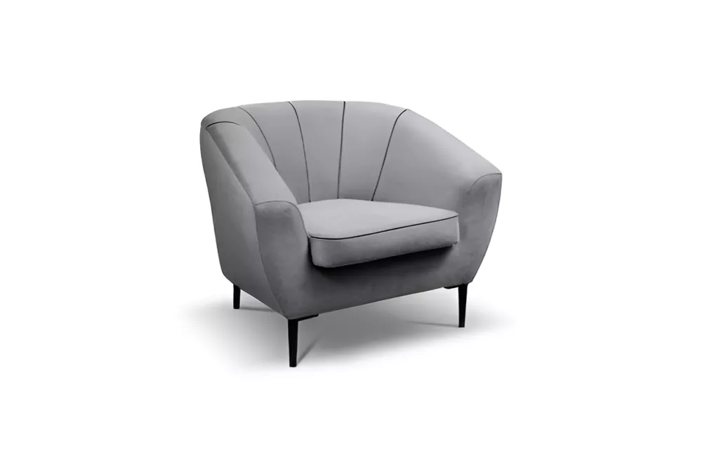Mīksts krēsls Olivio 1S Standard · Pelēks · 101 × 59 × 76 cm