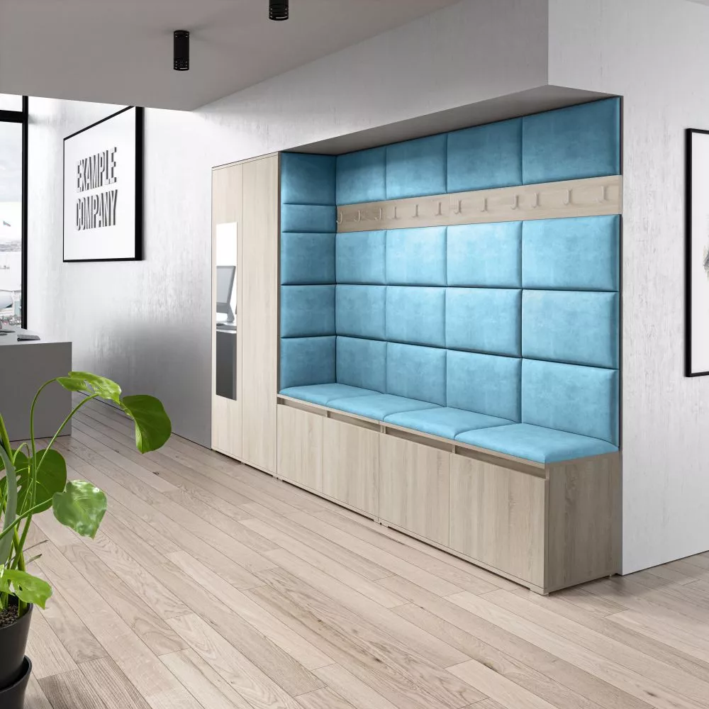Apavu plaukts Emi 9 Trinity Korpusa krāsa: sonoma, · 290 × 185 × 40 cm