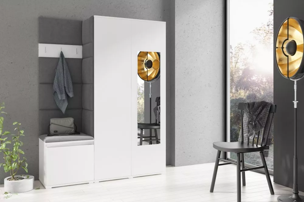 Apavu plaukts Emi 11 Trinity Korpusa krāsa: balts, · 140 × 185 × 40 cm
